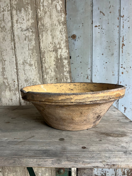 French Earthenware Mixing Bowl