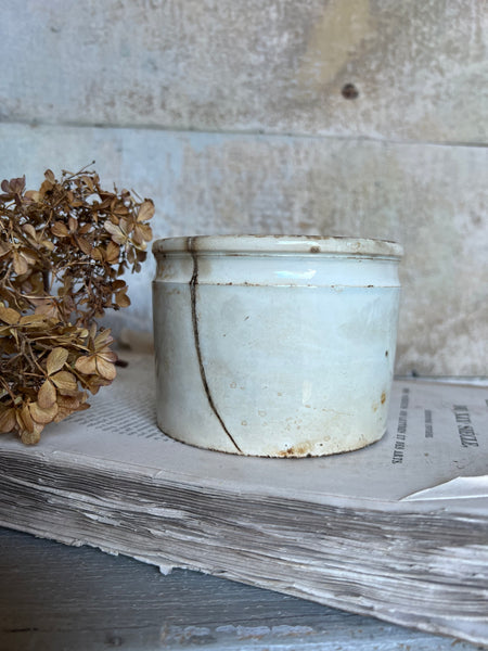 Antique French Wide Jar