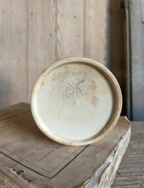 Chunky Buttery Antique Confiture Pot