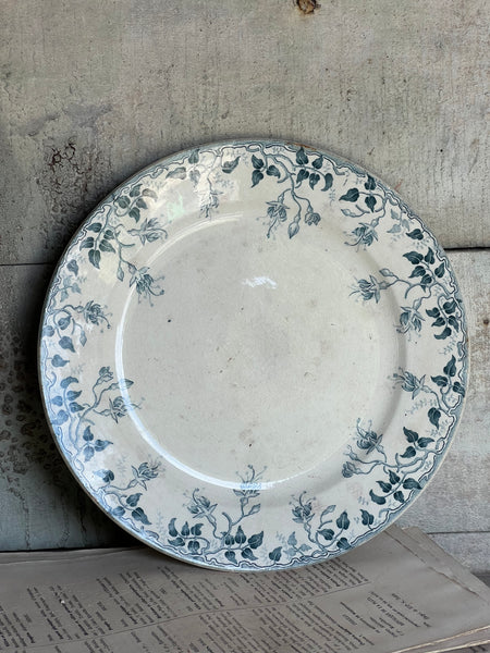 Antique French Transferware Plate