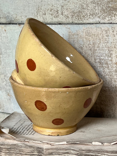 Vintage Dotty Bowls