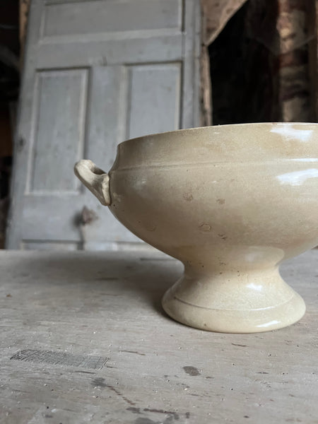 Crazed Vintage French Soupiere
