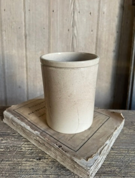 Chunky Buttery Antique Confiture Pot
