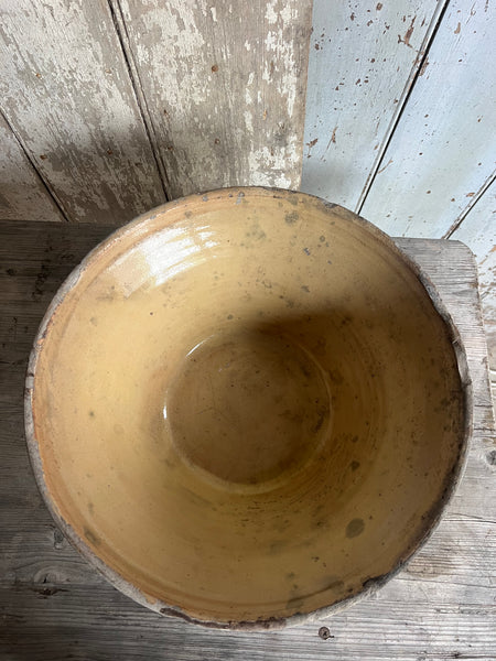 French Earthenware Mixing Bowl