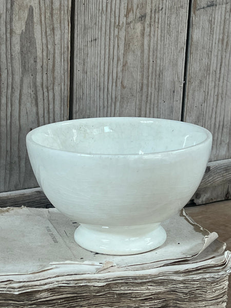 Plain French Cafe au Lait bowl Crazed