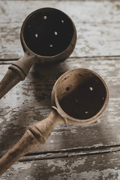 Vintage French Olive Spoons