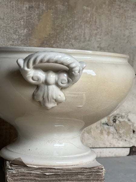 Crazed Vintage French Soupiere