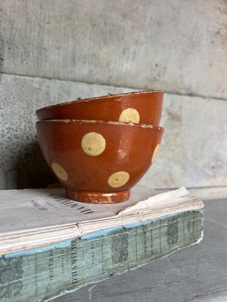 Vintage Dotty Bowls from