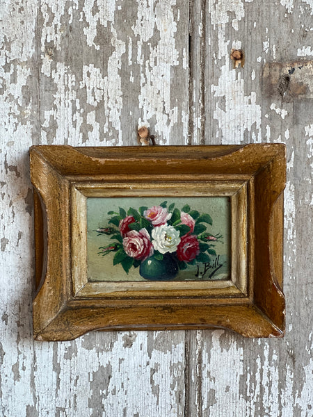 Small Floral in Vase Framed Painting