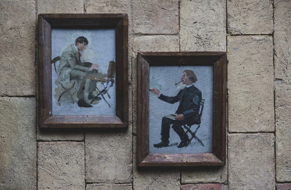 Antique French Artist Oil Paintings