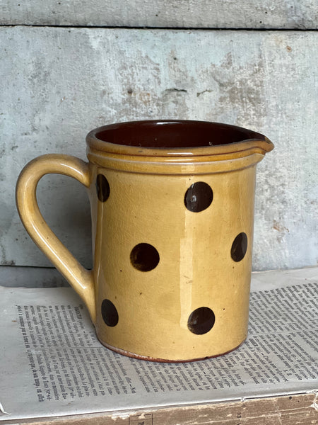 French Vintage Polka Dot Jug