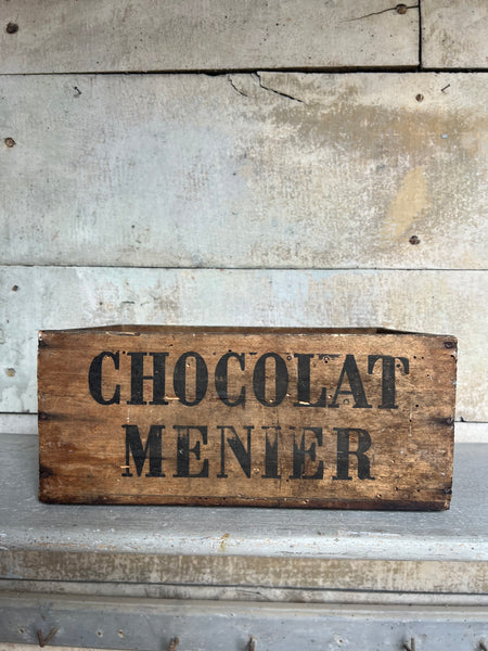 Vintage Chocolat Menier Crate