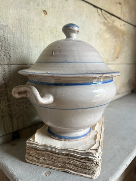 Antique Rare Lidded Soupiere
