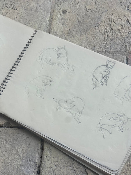 Sweet Vintage French Sketchbook