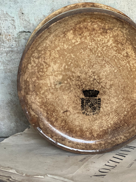 Chunky Buttery Antique Confiture Pot