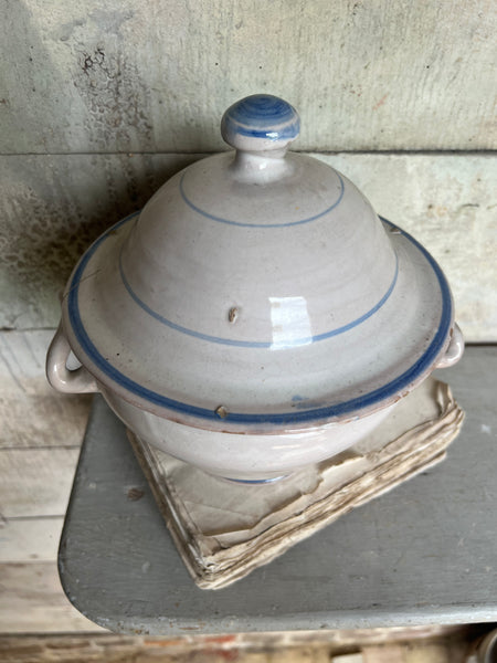 Antique Rare Lidded Soupiere
