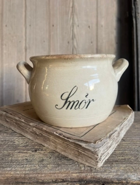 Antique Swedish Large Butter Dish