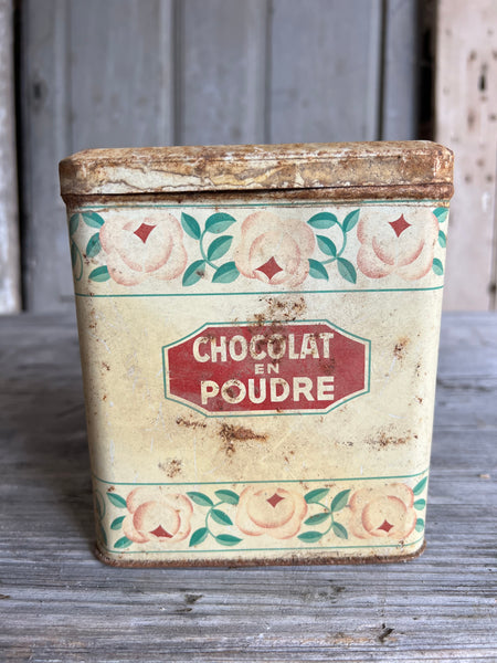 French Chocolate Powder Tin