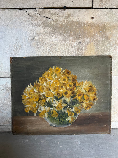 Daffodil Oil on Board