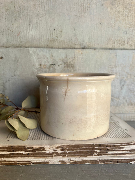 Antique Large French Wide Jar