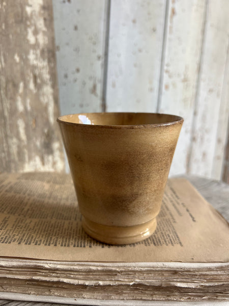 Beautiful Crazed Buttery Cup