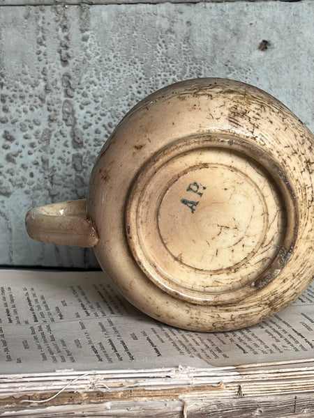 Beautiful Crazed Buttery Cup