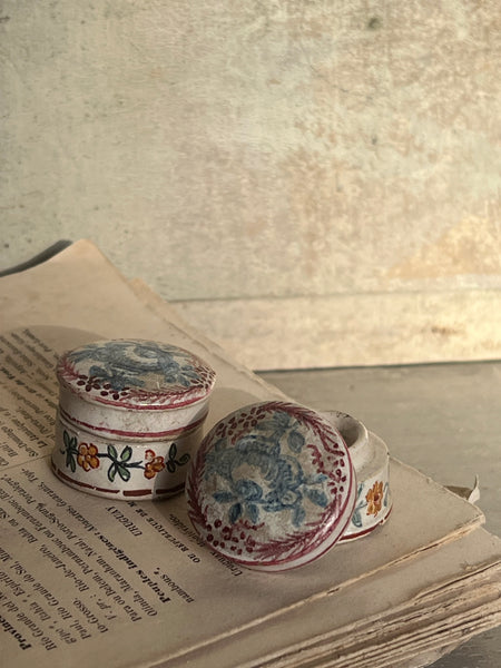 Sweet Vintage Hand Painted Pots