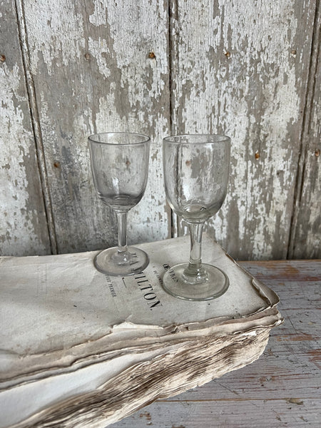 Sweet Blown Vintage Sherry Glasses