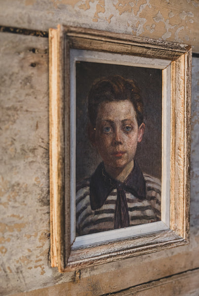 Framed Portrait Oil Painting