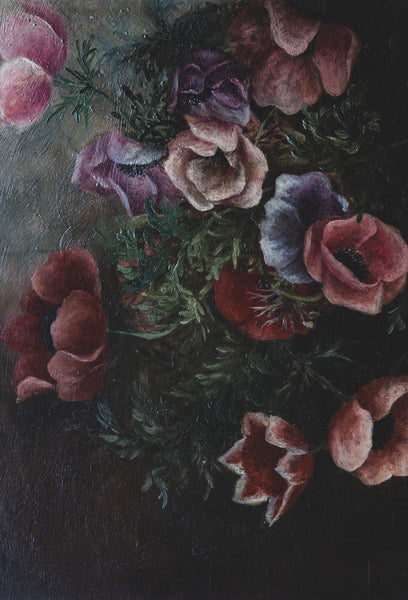 French Floral Oil Painting