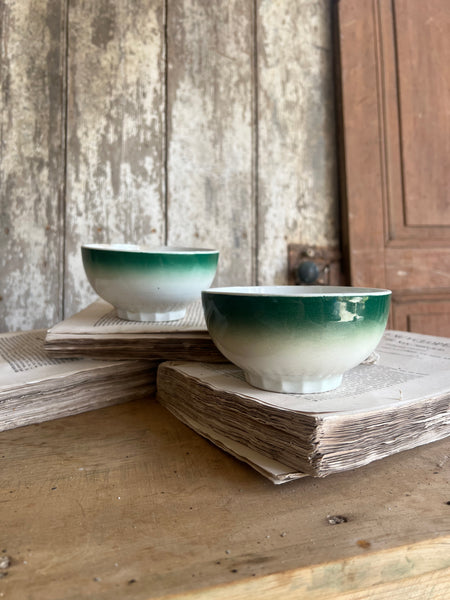 Rustic French Ombre Cafe au Lait bowl