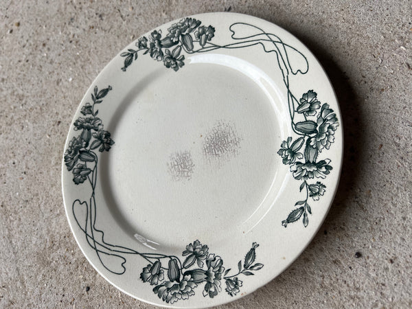 Antique French Transferware Plate