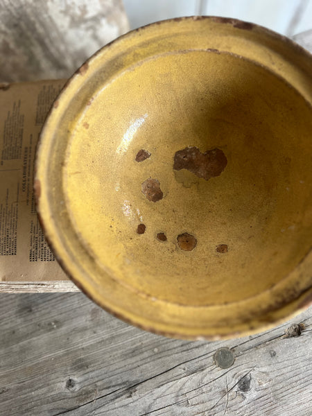 Antique Earthenware Bowl from Provence