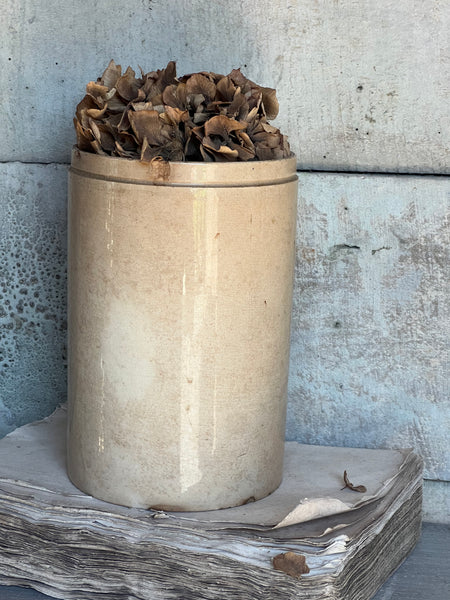 Huge Crazed Confiture Pot
