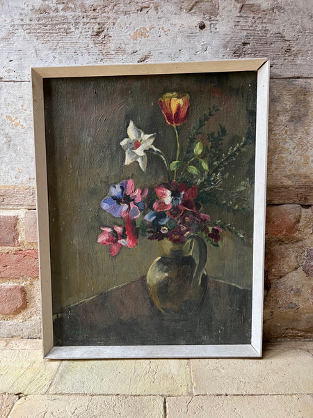 Dark Framed French calming Floral Oil