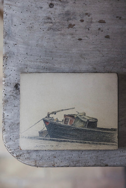 1936 Boat Painting
