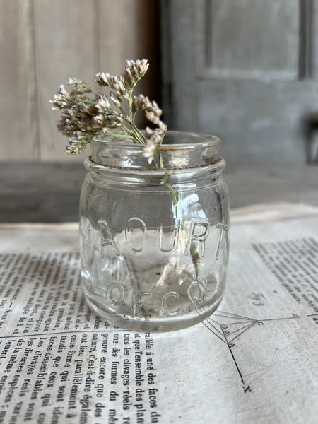 Vintage French Yoghurt Pot
