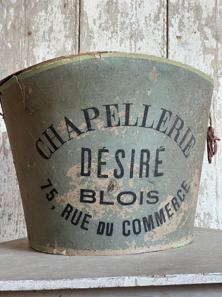 French Vintage Branded Hat Box