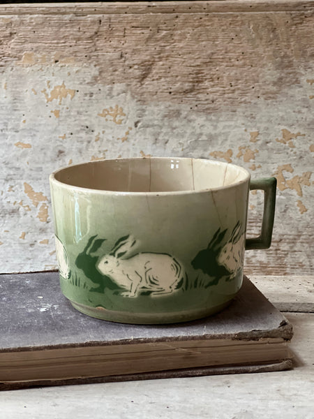 Stunning Aged Vintage French Cup