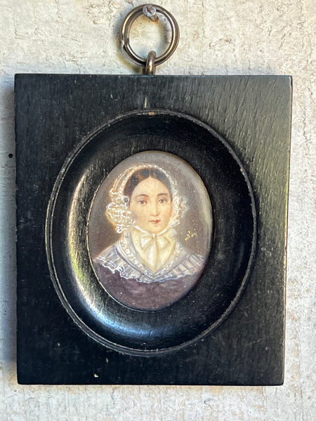 Beautiful French Antique Portrait