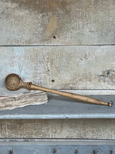 Vintage French Olive Spoon