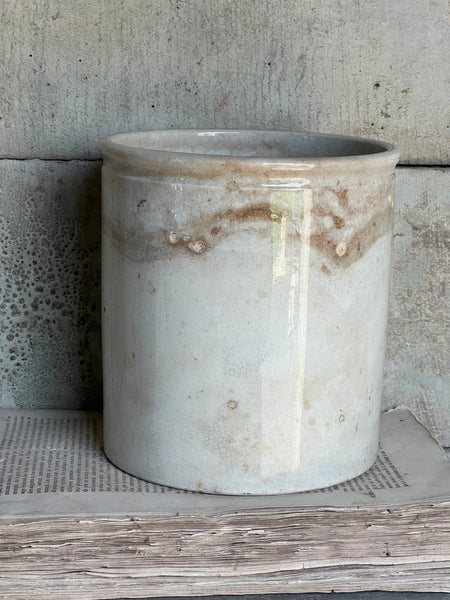 Huge Buttery Terre De Fer Confiture Pot