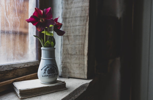 Small Creil et Montereau French Mustard Jar