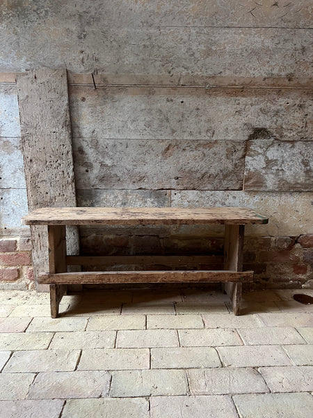 Rustic French Bench