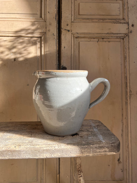 French Stoneware Handled Jug