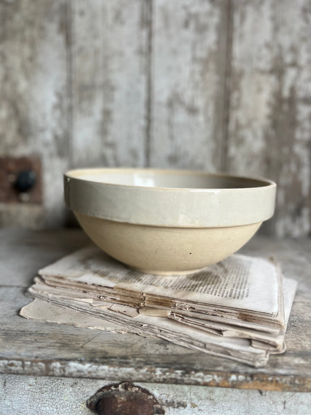French Stoneware Mixing Bowl