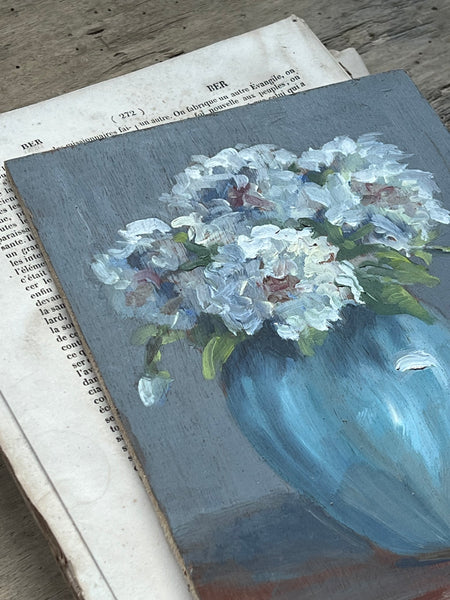 Beautiful French Floral Oil Painting