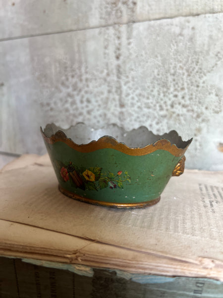 Sweet Vintage Metal Dish