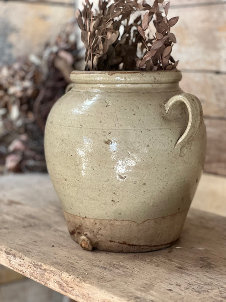 Large Handled French Confit Jar