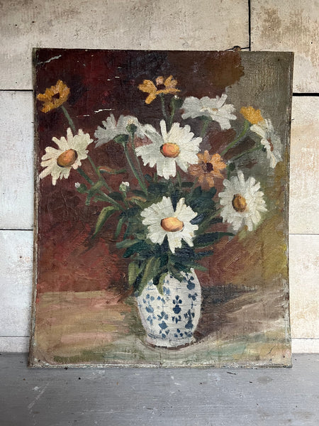 Floral Oil on Board